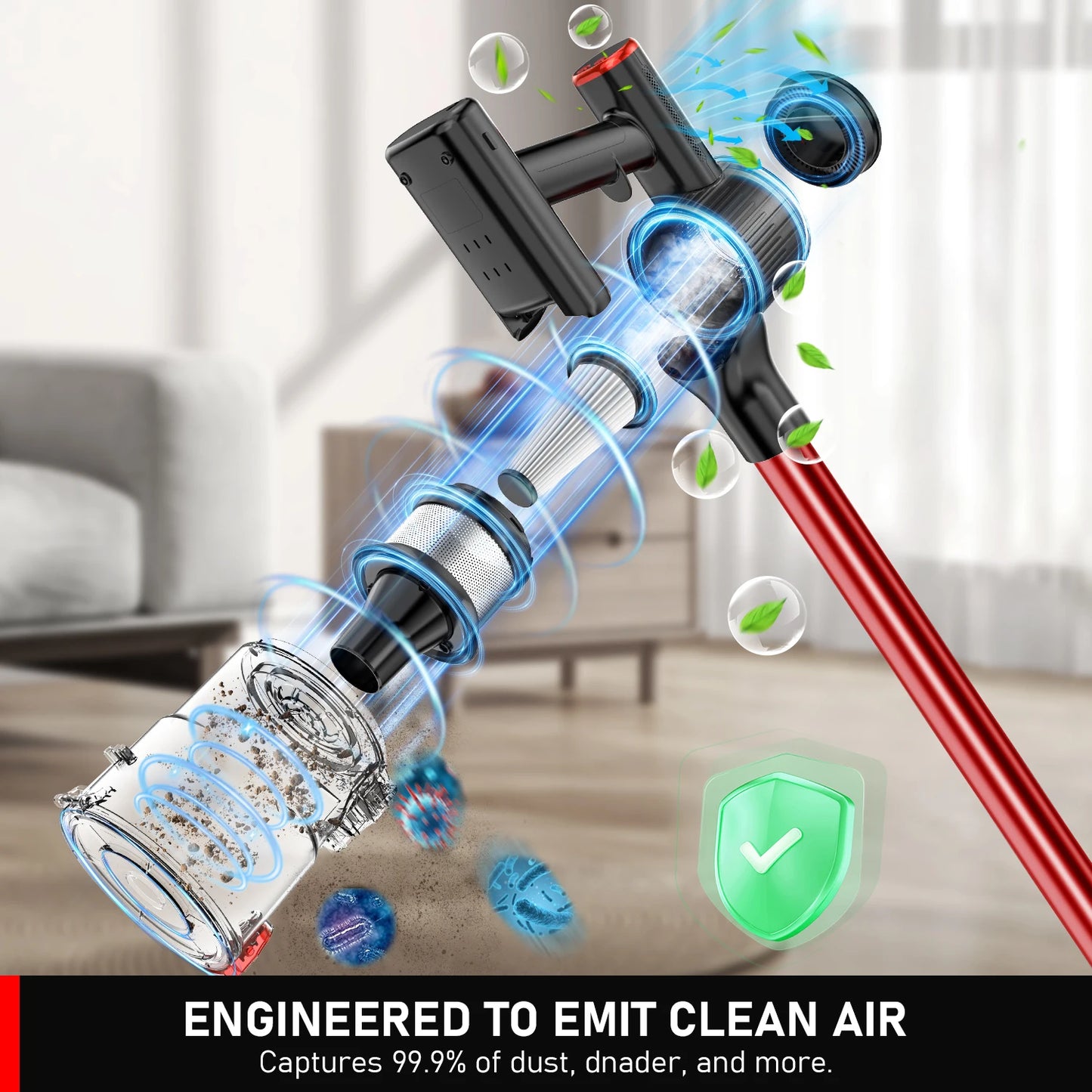 SuctionCore X8 – 8-in-1 Cordless Vacuum with 30,000Pa Power