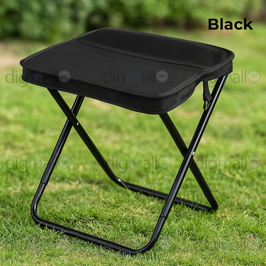 CampEase Shoulder Bag Stool – Lightweight Folding Chair with Built-In Carry Bag