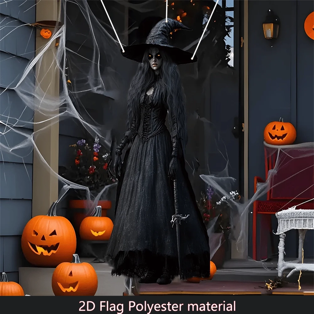 Haunted Skull Bride Backdrop