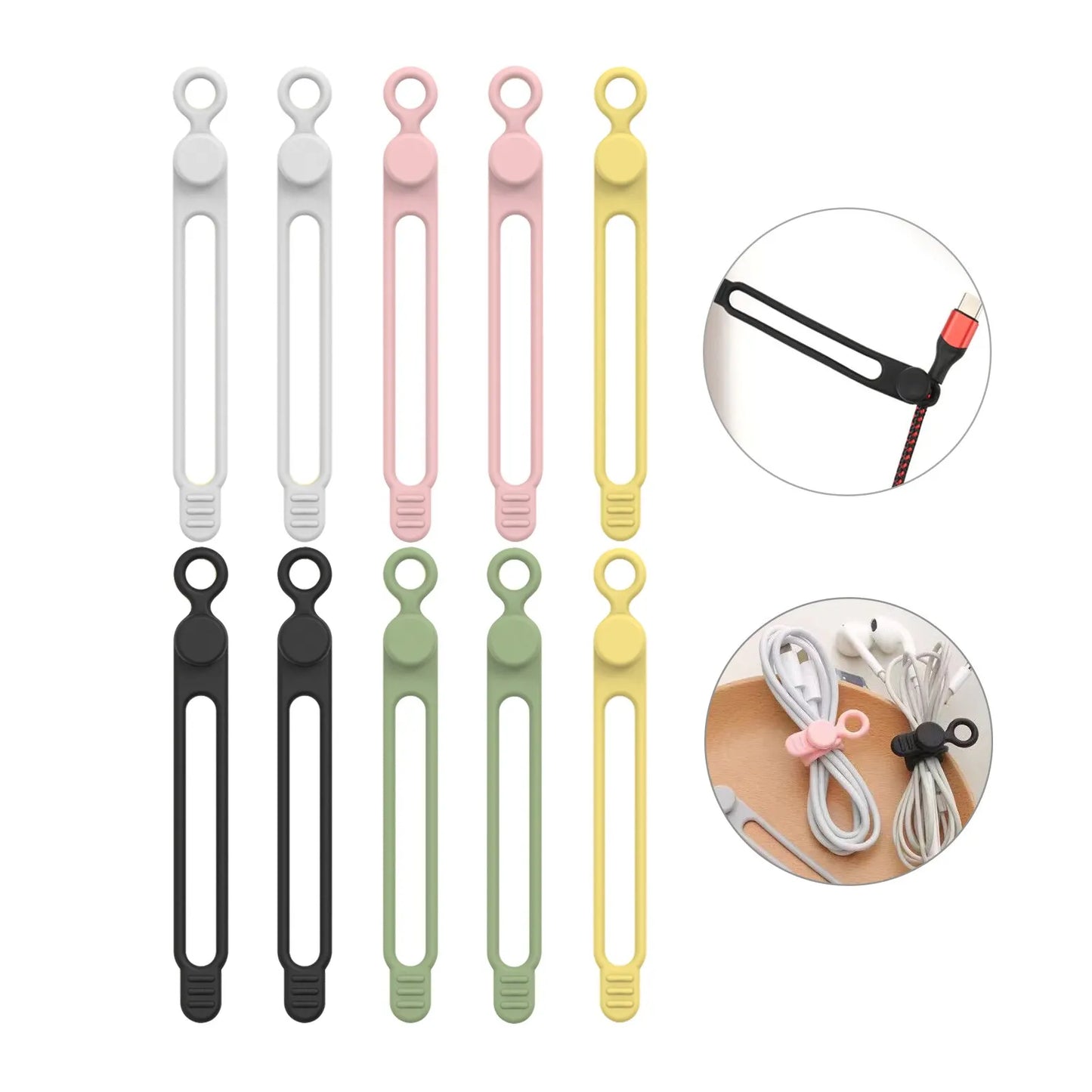 Silicone Reusable Cable Ties