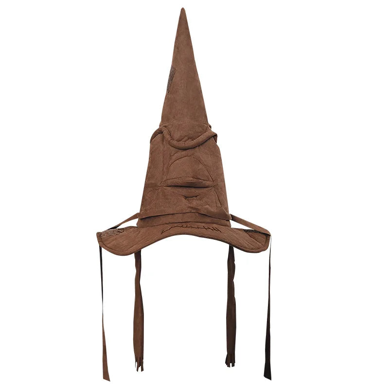Leather Wizard Sorting Hat – Halloween & Cosplay Costume Accessory