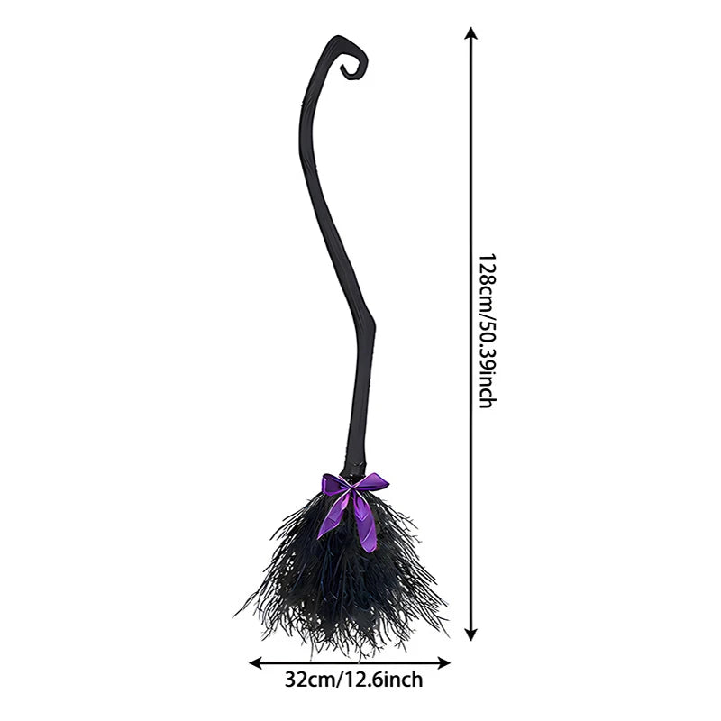Magic Enchanted Halloween Broom