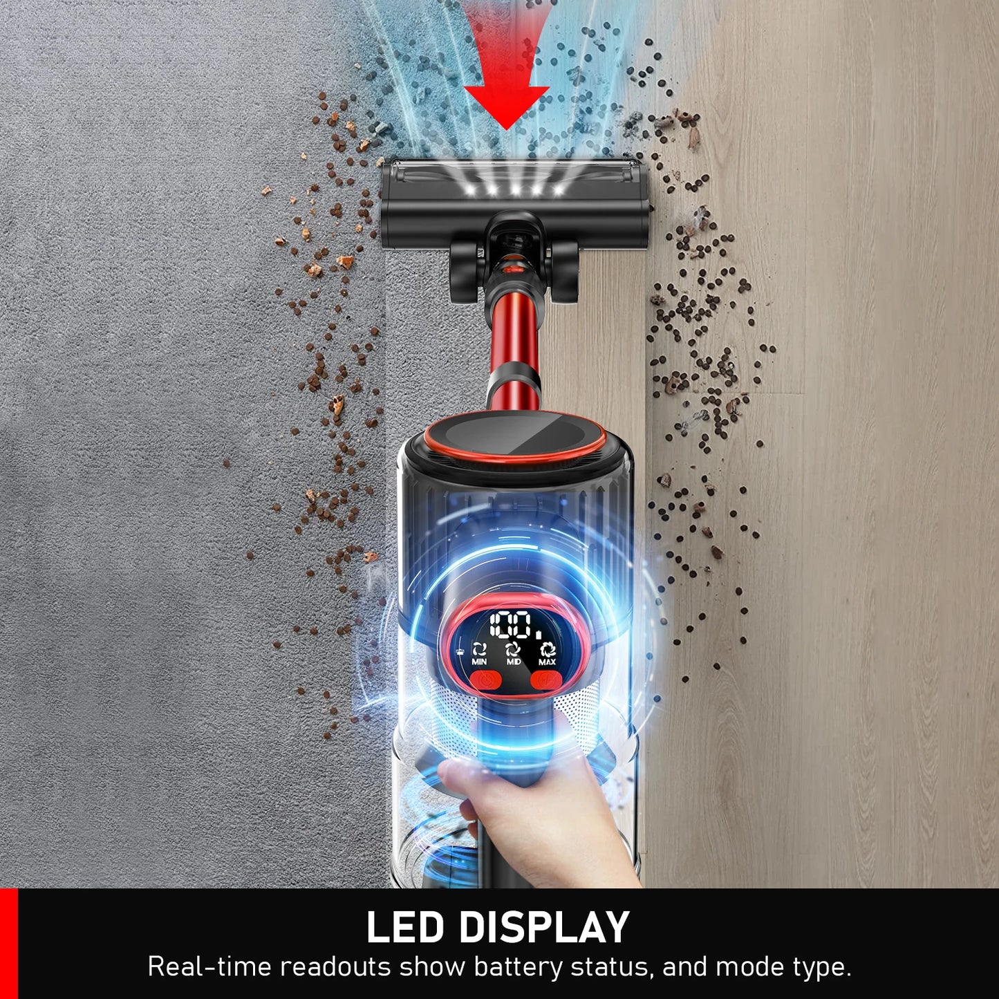SuctionCore X8 – 8-in-1 Cordless Vacuum with 30,000Pa Power