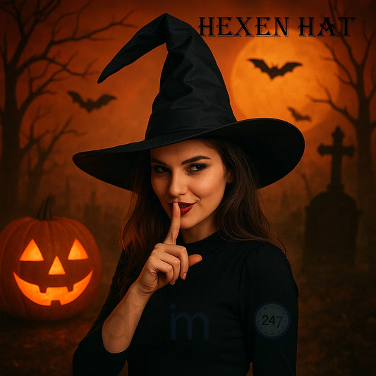 Hexen Hat – Classic Halloween Witch & Wizard Costume Headgear