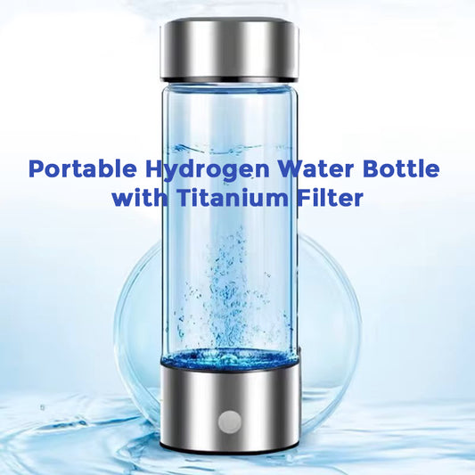 Portable Hydrogen Water Bottle with Titanium Filter