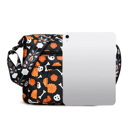Trendy Quirky Print Women's Shoulder Bag – Large Capacity Messenger Bag for Parties