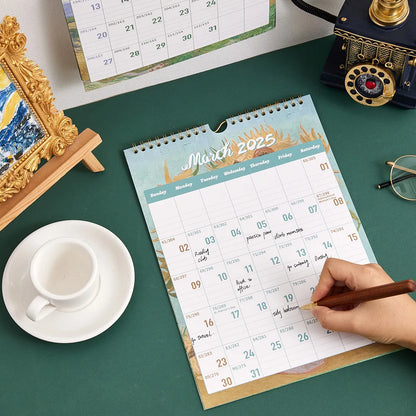 Vintage Vibes 2025 Wall Calendar