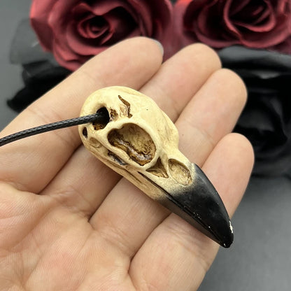3D Raven Skull Pendant