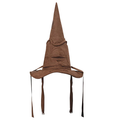 Leather Wizard Sorting Hat – Halloween & Cosplay Costume Accessory