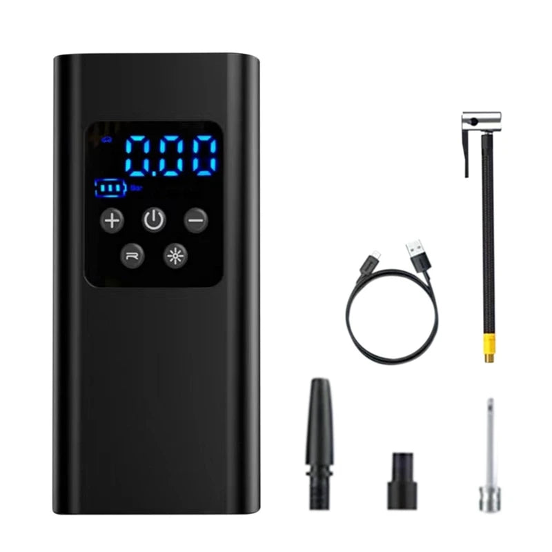 RoadReady 150PSI Portable Tire Inflator – Fast Electric Air Pump for Car, Motorcycle & Bike