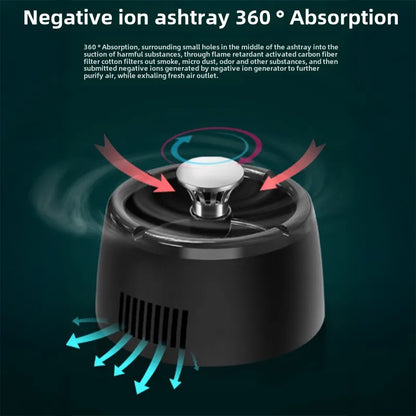 Portable Smokeless Ashtray with Air Purifier – Automatic Fresh Air Cleaner