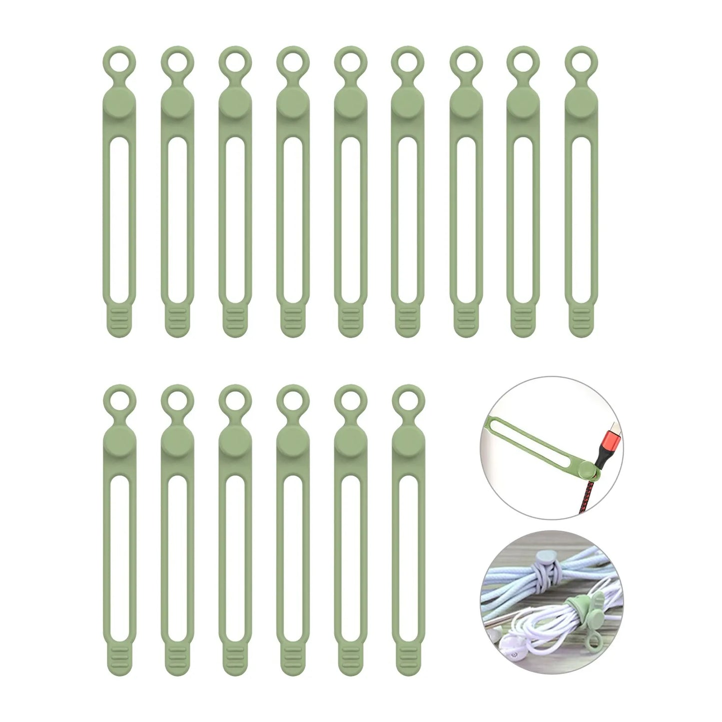 Silicone Reusable Cable Ties