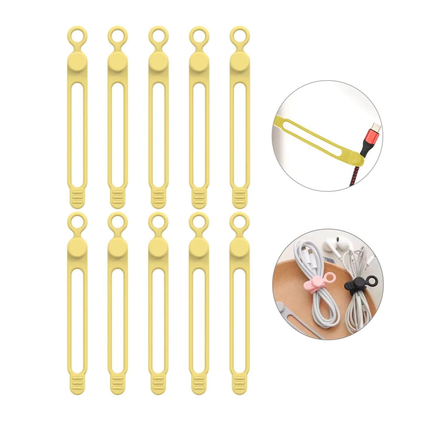 Silicone Reusable Cable Ties