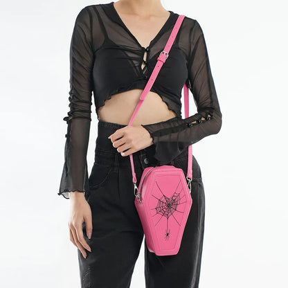 Carry Mystery and Style with the Coffin Chic Box Bag