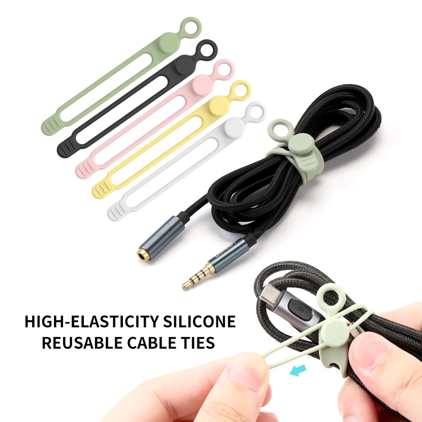 Silicone Reusable Cable Ties