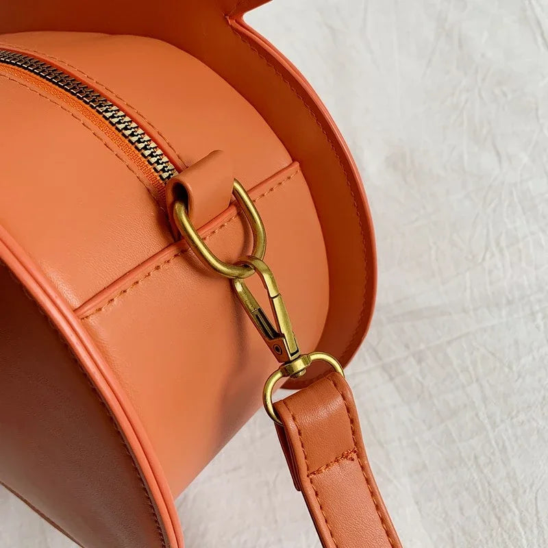Halloween Pumpkin Crossbody Bag for Women – PU Leather Demon Messenger Shoulder Bag