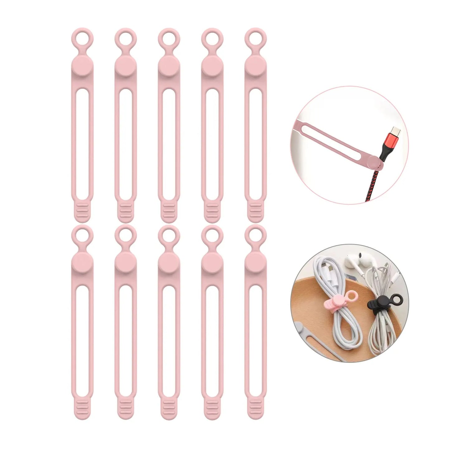Silicone Reusable Cable Ties
