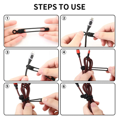 Silicone Reusable Cable Ties
