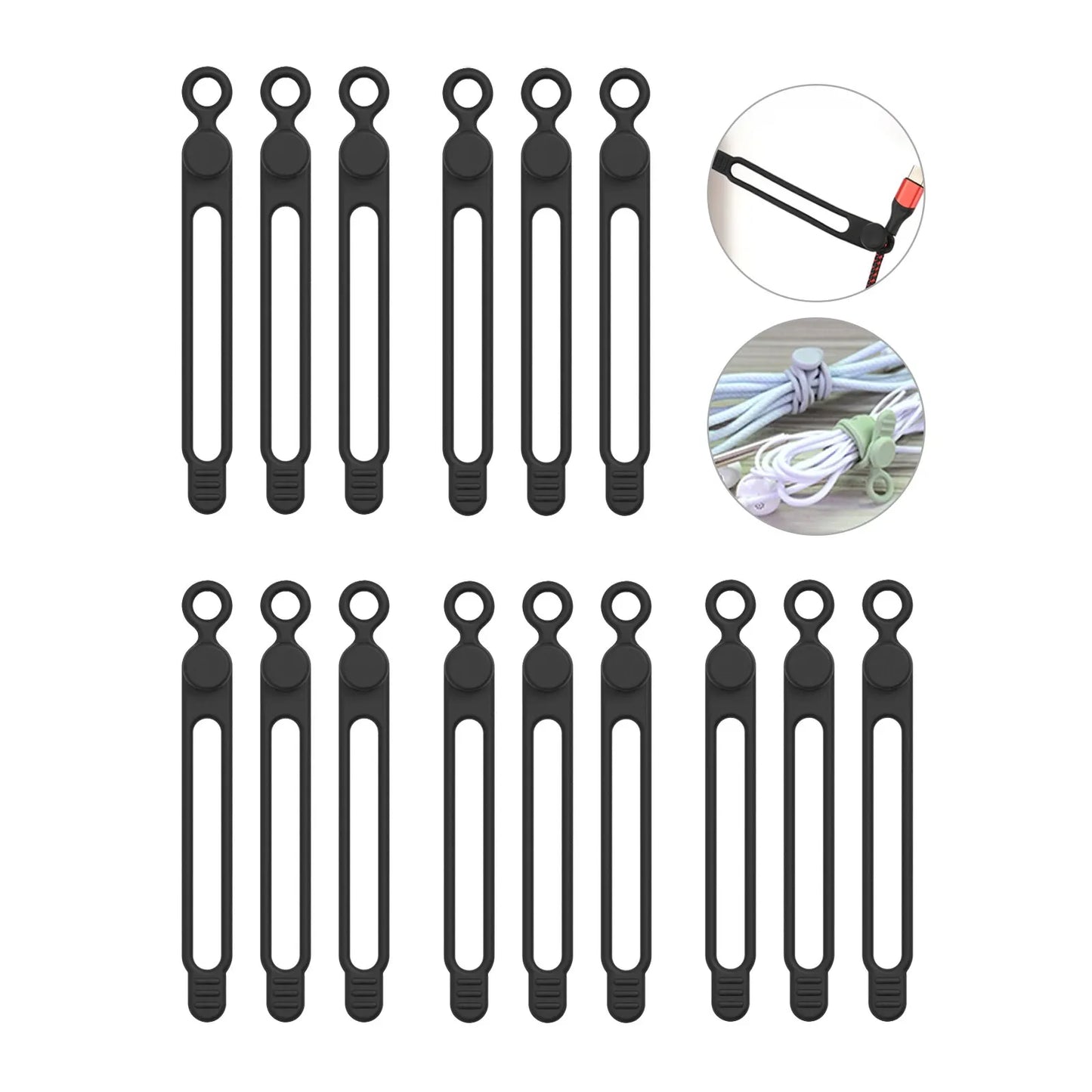 Silicone Reusable Cable Ties
