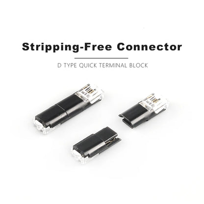 10-Pack 2-Pin Waterproof Automotive Electrical Wire Connector Plug Kit