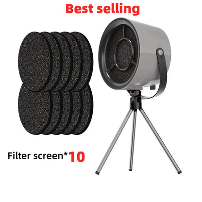 Portable Kitchen Exhaust Hood USB Powered | Mini Range Hood Extractor Fan | Small Desktop Cooker