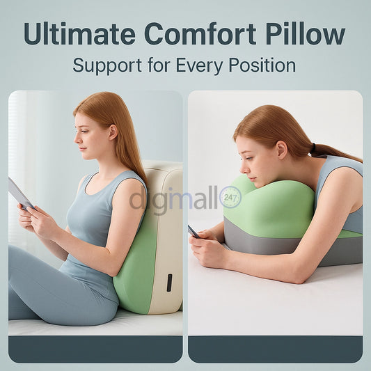ComfyCradle Dual Pillow – Ergonomic Support for Two
