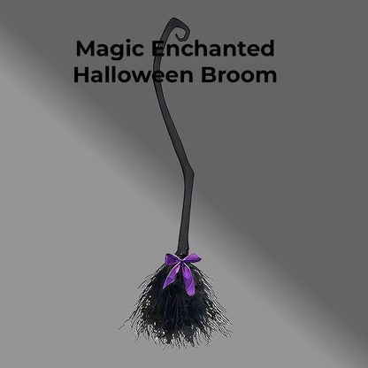 Magic Enchanted Halloween Broom